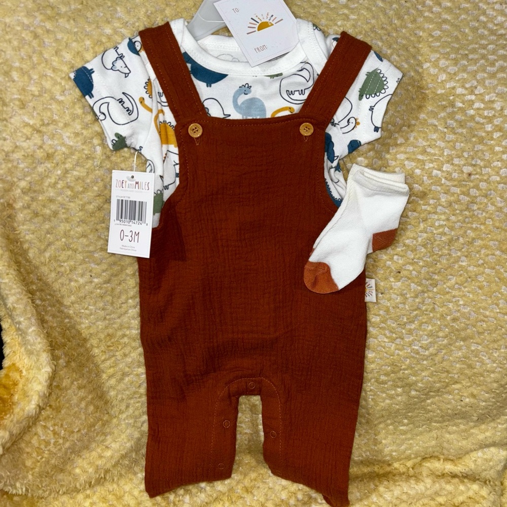Baby overall outfit - new with tags
